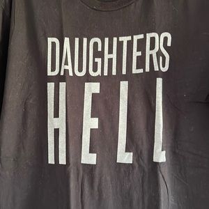 Daughters - hell songs shirt LARGE